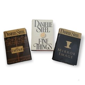 Danielle Steel Bundle 3 Hardcover Books Fine Things Mirror Image Cottage
